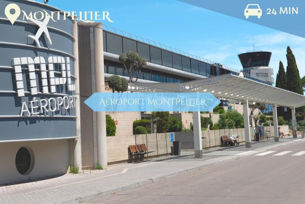 028- Chu Hopital, Appart 2Chambres, Parking, Tram Montpellier Exterior foto